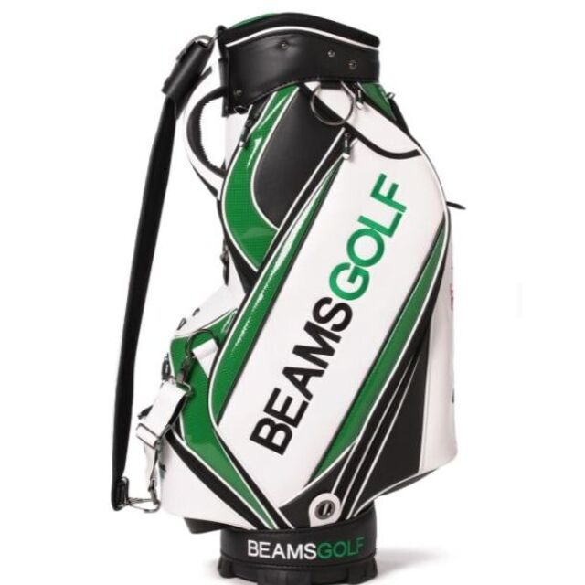 BEAMS(ビームス)のBEAMS GOLF / new ツアー プロ キャディバッグ　ブラックグリーン スポーツ/アウトドアのゴルフ(バッグ)の商品写真