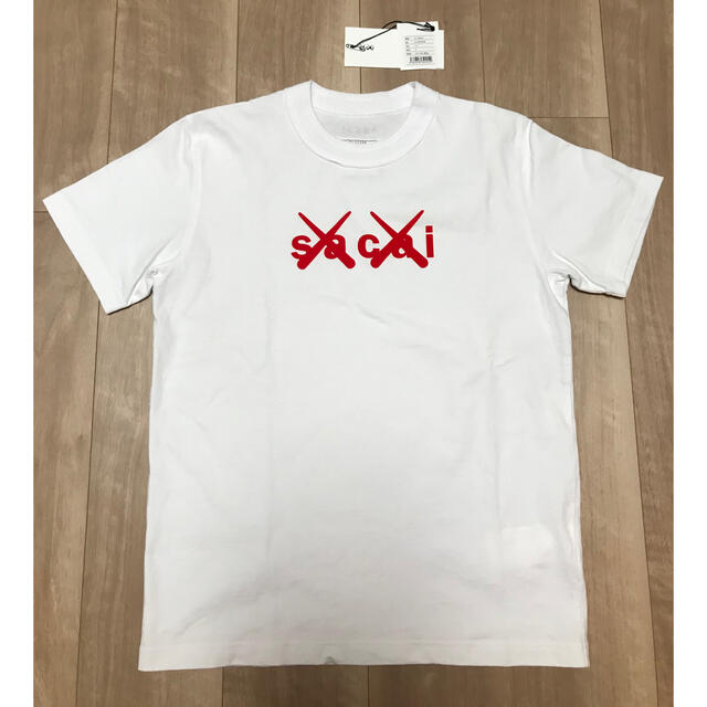 【試着のみ】sacai × kaws コラボ Tシャツ タグ付