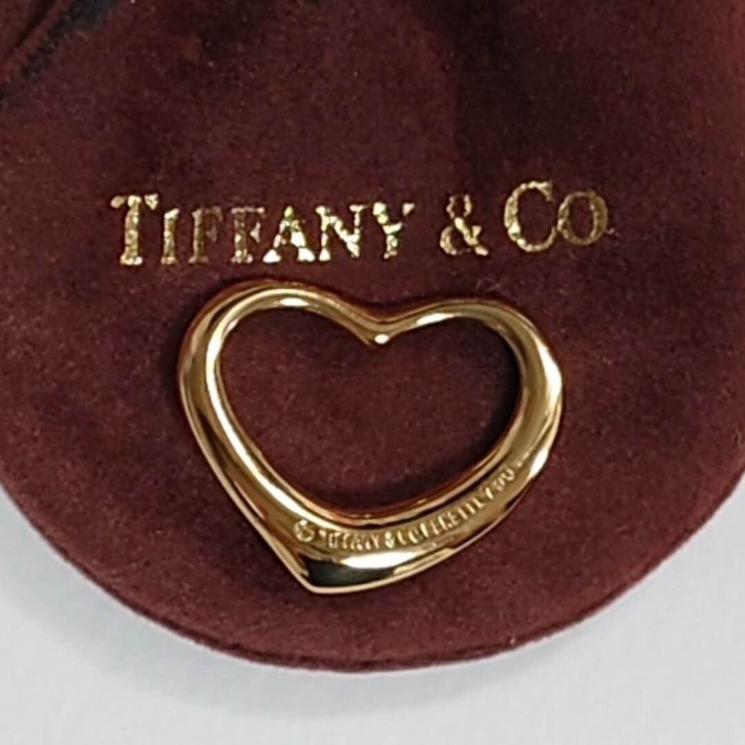 Tiffany & Co. - ティファニー オープンハート ペンダント トップ 750