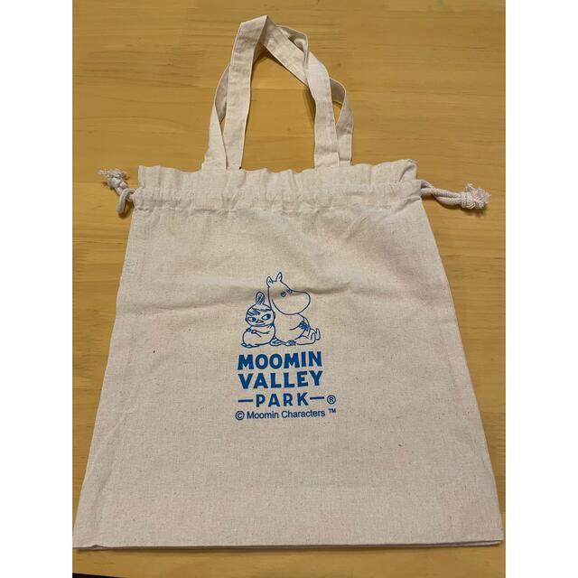 MOOMIN(ムーミン)のムーミンバレーパーク　巾着袋 レディースのバッグ(ショップ袋)の商品写真
