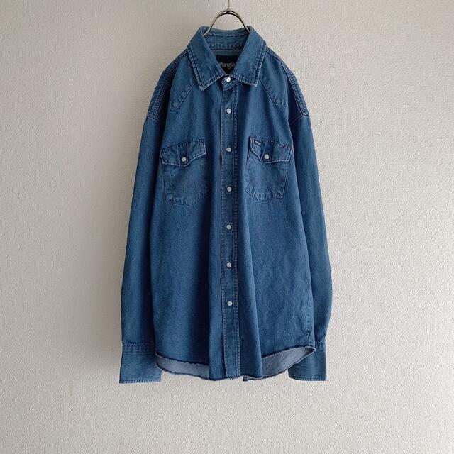 Wrangler(ラングラー)の古着 “Wrangler” Denim Western Shirts メンズのトップス(シャツ)の商品写真