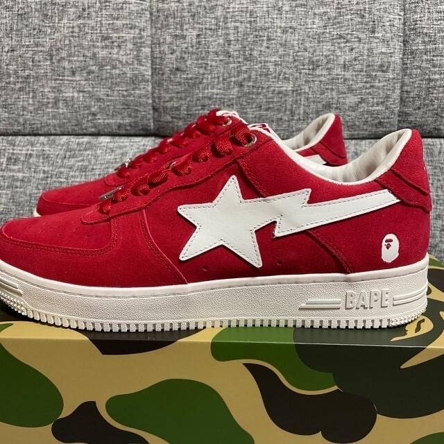 【希少カラー】【アーカイブ】Bapesta Red/Navy