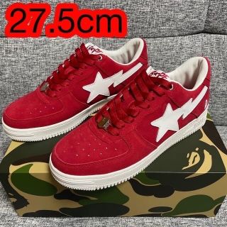 アベイシングエイプ(A BATHING APE)のBAPE STA SUEDE PACK RED(スニーカー)