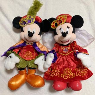 ディズニー(Disney)のディズニーハロウィン　ミッキー　ミニー　ぬいぐるみ(ぬいぐるみ)