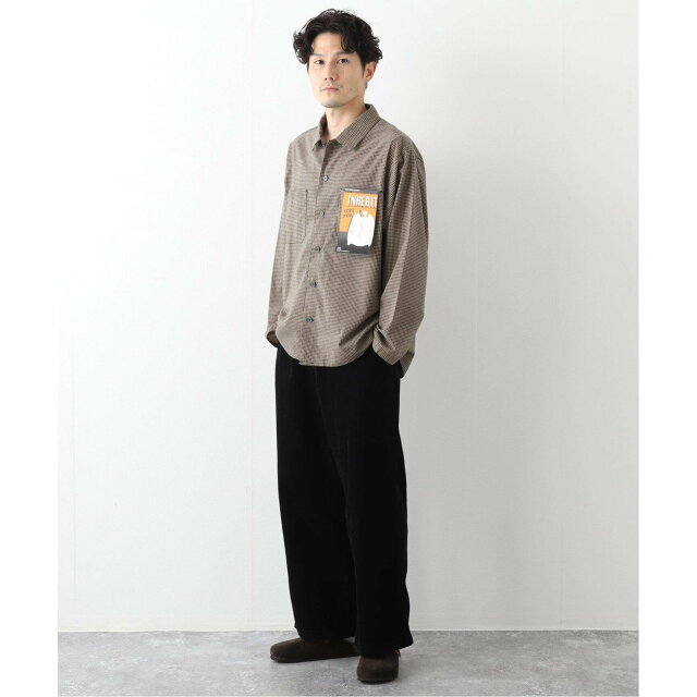 【ブラック】ギンガムチェックシャツジャケット 1