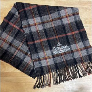 ヴィヴィアンウエストウッド(Vivienne Westwood)のはな様専用★美品★ヴィヴィアンウエストウッド ウールマフラー チェック柄 (マフラー/ショール)