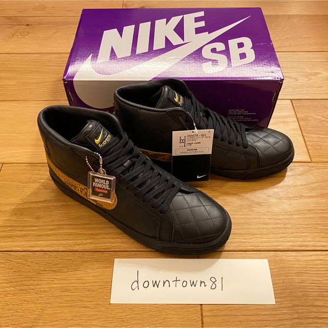 Supreme Blazer Black 26.5 シュプリーム　ブレイザー　黒