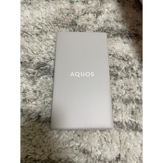 シャープ(SHARP)の新品未開封　AQUOS sense6 SH-RM19 64GB ブラック 楽天版(スマートフォン本体)