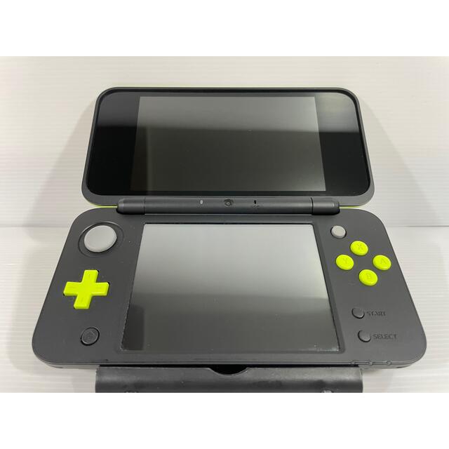 【完品・液晶美品】 Newニンテンドー2DS LL ブラック×ライム 本体