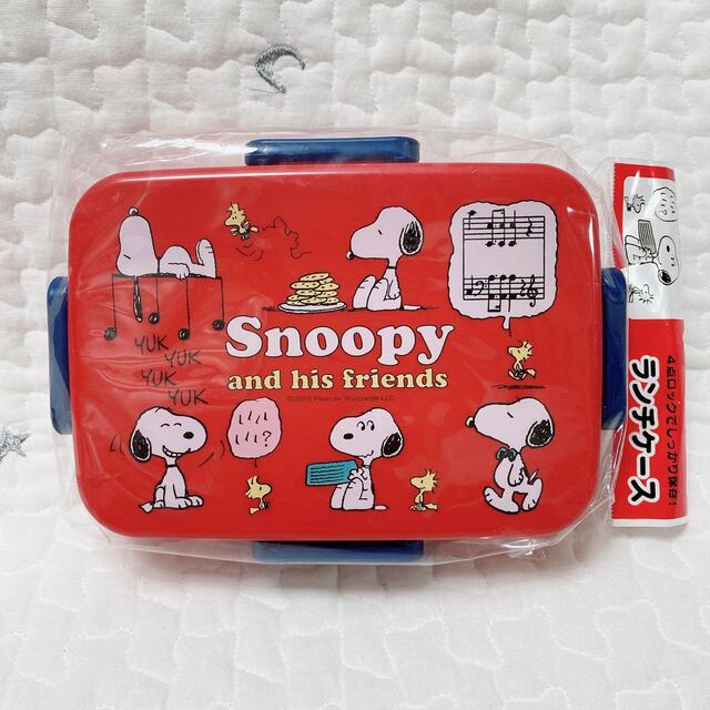 SNOOPY(スヌーピー)のスヌーピー　ウッドストック　ランチケース　お弁当箱 インテリア/住まい/日用品のキッチン/食器(弁当用品)の商品写真