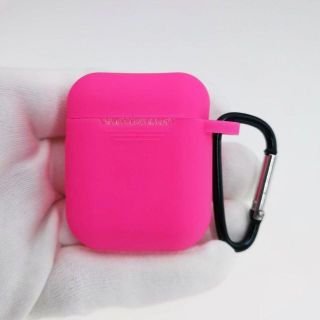 AirPods 1・2 シリコンケース ローズレッド [131](モバイルケース/カバー)