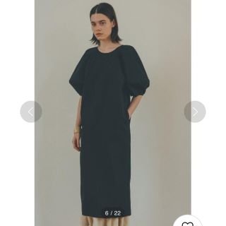 クラネ(CLANE)の最終値下新品タグ付き CLANE / クラネ ランタンスリーブワンピース(ロングワンピース/マキシワンピース)