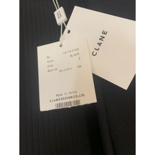 新品タグ付き CLANE ランタンスリーブトップス