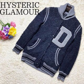 ヒステリックグラマー(HYSTERIC GLAMOUR)のビッグワッペンꕤヒステリックグラマー アルパカ混 ウールブルゾン FREEサイズ(ブルゾン)