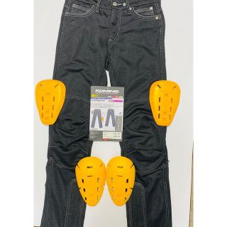 コミネ(KOMINE) バイク用 ライディングメッシュジーンズ CE規格レベル2(装備/装具)