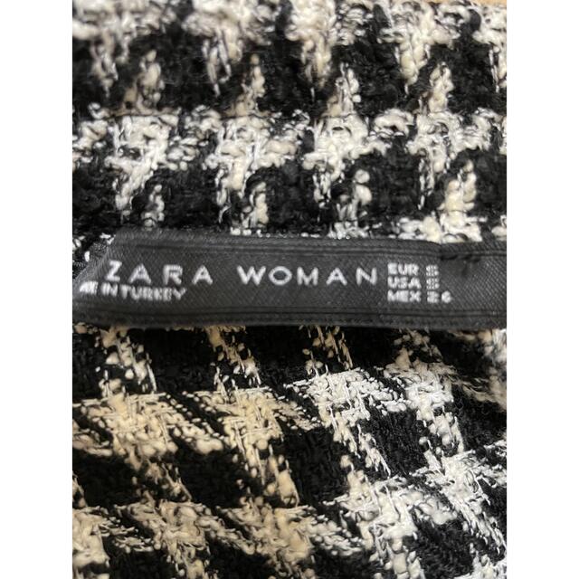 ZARA(ザラ)のZARA ザラ 千鳥格子 チェック スカート S レディースのスカート(ひざ丈スカート)の商品写真