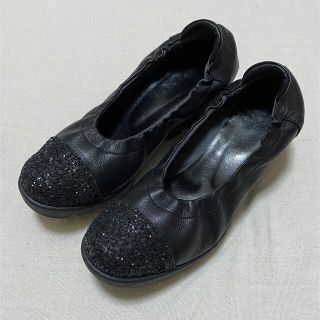 アザー(other)のエスプレッソ☆厚底ヒールパンプス☆コンフォート　黒　シューズ(23.5)(ハイヒール/パンプス)