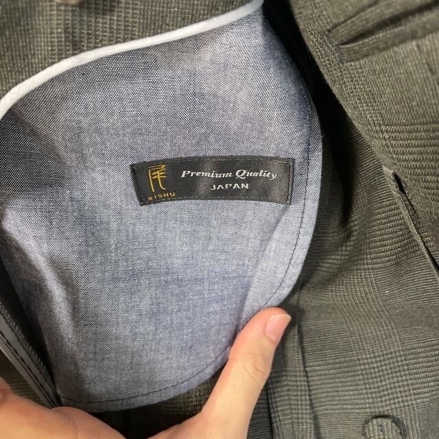 SUIT SELECT  リネンブレンド ジャケット・パンツセット メンズのスーツ(セットアップ)の商品写真