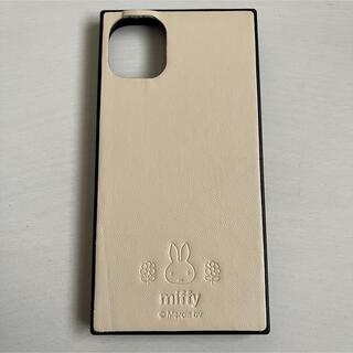 KAKU miffy ミッフィー　耐衝撃ケース　iPhoneケース ベージュ(iPhoneケース)
