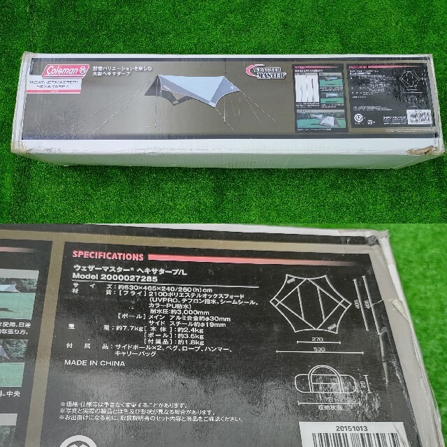 新品・未使用】 Coleman コールマン ウェザーマスター ヘキサタープ L