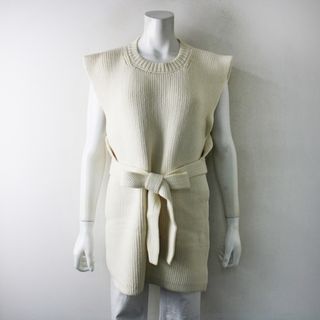 ドゥーズィエムクラス(DEUXIEME CLASSE)の2021SS L'Appartement Deuxieme Classe アパルトモン LAUREN MANOOGIAN ローレンマヌージアン INTERLOCK APRON TOP【2400012578814】(ニット/セーター)