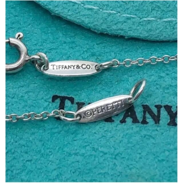 美品 Tiffany ティファニー 2513 ダブル ループ ネックレス