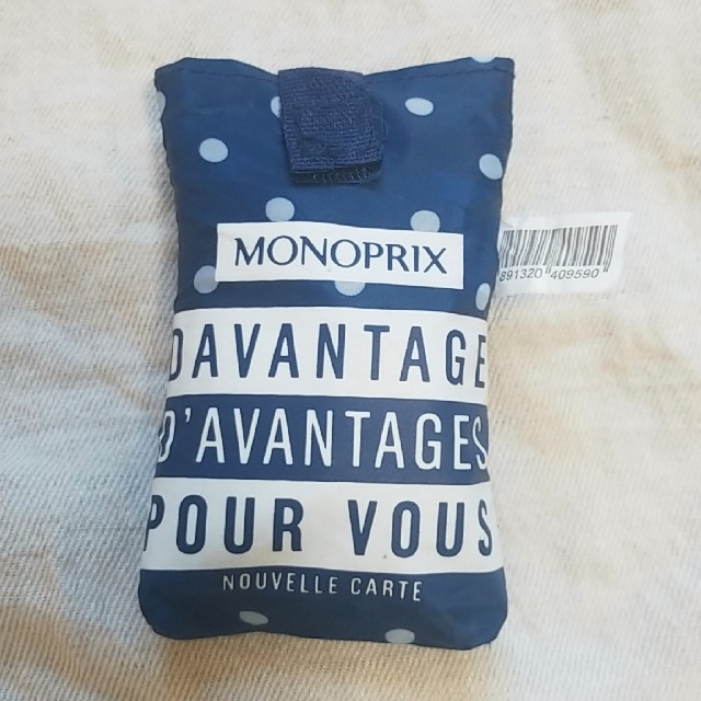 モノプリ  Monoprix ドット レディースのバッグ(エコバッグ)の商品写真