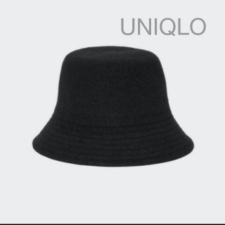 ユニクロ(UNIQLO)のUNIQLO バケットハット　ブラック(ハット)