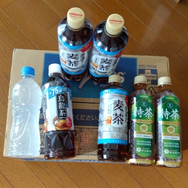 アクエリアス＆お茶　21本セット 食品/飲料/酒の飲料(ソフトドリンク)の商品写真