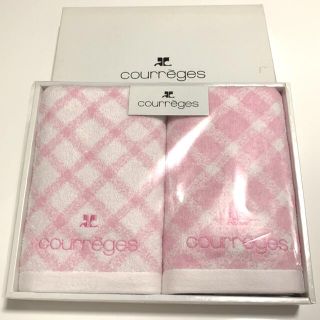 クレージュ(Courreges)のユウコ様専用❣️クレージュフェイスタオル2枚セット【新品】(タオル/バス用品)