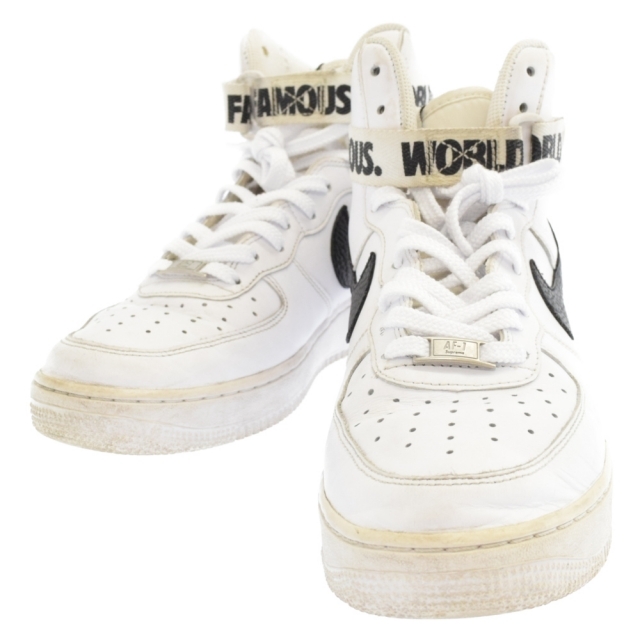 ナイキ ×シュプリーム SUPREME 14AW AIR FORCE 1 HIGH SUPREME SP 698696-100 エアフォース1ハイスニーカー メンズ 28cm