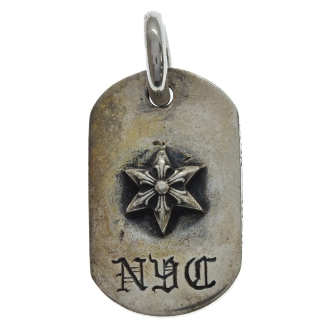 CHROME HEARTS クロムハーツ RAISED STAR DOGTAG レイズドスター