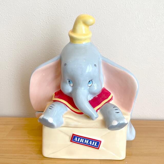 Disney(ディズニー)のダンボ　陶器クッキージャー エンタメ/ホビーのおもちゃ/ぬいぐるみ(キャラクターグッズ)の商品写真