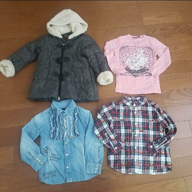 HYSTERIC MINI(ヒステリックミニ)のお値下げ110セット キッズ/ベビー/マタニティのキッズ服男の子用(90cm~)(ブラウス)の商品写真