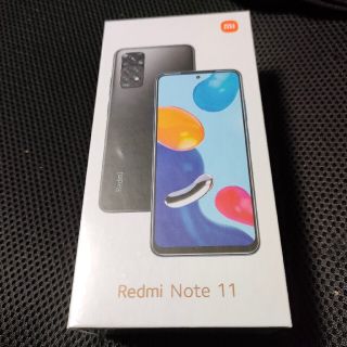 Xiaomi Redmi Note 11 グラファイトグレー(スマートフォン本体)