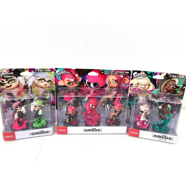 匿名発送】amiibo Splatoon スプラトゥーンシリーズ 7体セット-