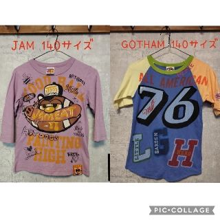 最終値下げ 子供服 JAMとGOTHAM 5分袖Tシャツ 140サイズ2枚セット(Tシャツ/カットソー)