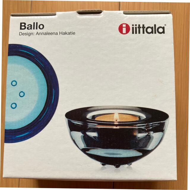 iittala(イッタラ)のiittala キャンドルホルダー バッロ ballo 美品 インテリア/住まい/日用品のインテリア小物(その他)の商品写真