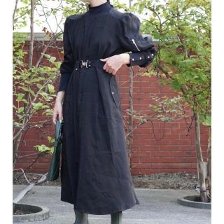 マメ(mame)の定価¥93500★PHOTOCOPIEU BLOUSON DRESS APRIL(ロングワンピース/マキシワンピース)