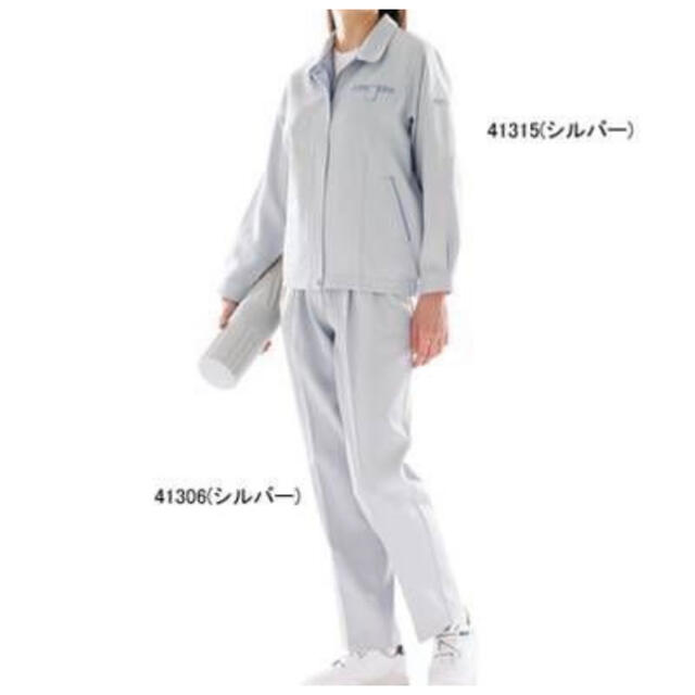 自重堂(ジチョウドウ)の新品　自重堂　作業服　Ｍサイズ41306製品レディースツータックパンツ　帯電防止 レディースのパンツ(ワークパンツ/カーゴパンツ)の商品写真