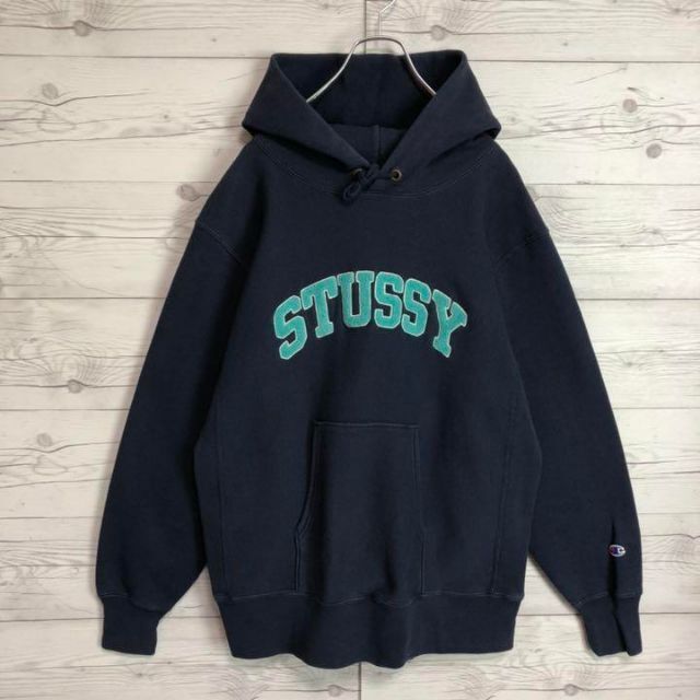 【限定コラボ】Stussy チャンピオン 平手友梨奈 リバースウィーブ パーカー