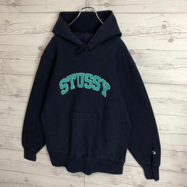 【限定コラボ】Stussy チャンピオン 平手友梨奈 リバースウィーブ パーカー