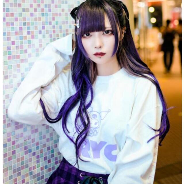 Kuromi×KRY 「クロミの電話」　ロングスリーブTシャツ　新品　黒魅らら