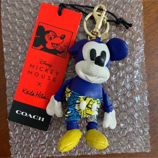 コーチ(COACH)のCOACH コーチ　ミッキー  キースヘリング　バッグチャーム　キーホルダー(キーホルダー)