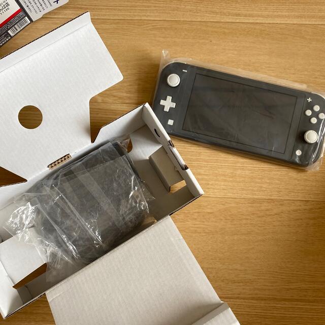 [美品] Nintendo Switch Liteグレー 箱あり完品 3