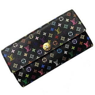 ヴィトン(LOUIS VUITTON) マルチカラー 財布(レディース)（パープル