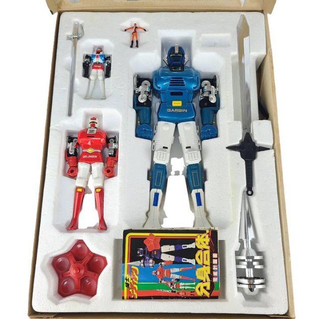 ぬいぐるみ ポピー 世界の超合金 DELUXE 分身合体 闘士ゴーディアン 箱