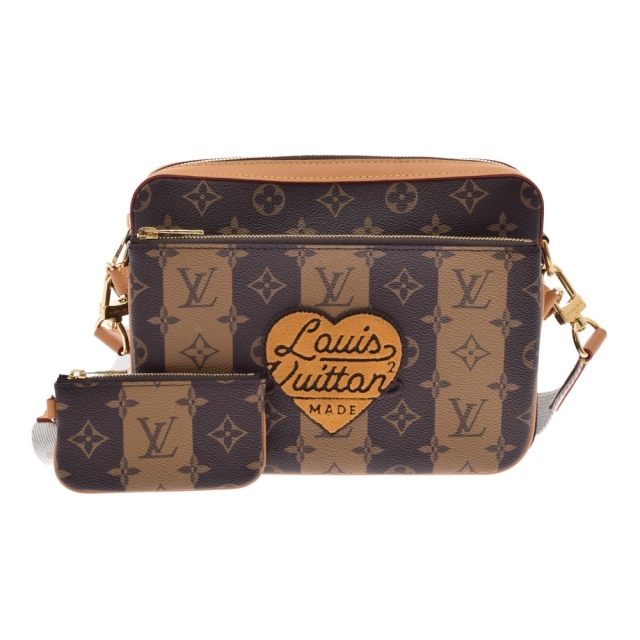 LOUIS VUITTON(ルイヴィトン)のルイヴィトン モノグラム ポルトフォイユブラザ ショルダーバッグ ブラウン メンズのファッション小物(長財布)の商品写真