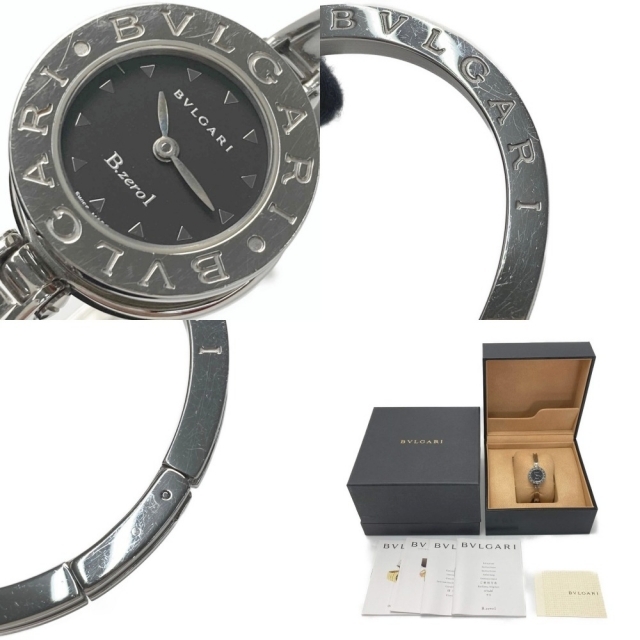 BVLGARI - BVLGARI ブルガリ B-ZERO1 バングルウォッチ BZ22S ブラック
