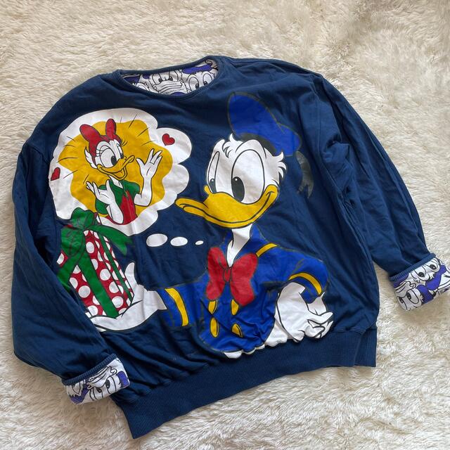 DISNEY】激かわ!総柄リバーシブルドナルドトレーナー♡ | www.crm ...